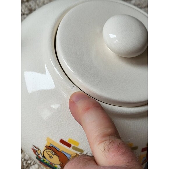 Tetley Character Teapot White Ceramic Collectible - Picture 6 of 11